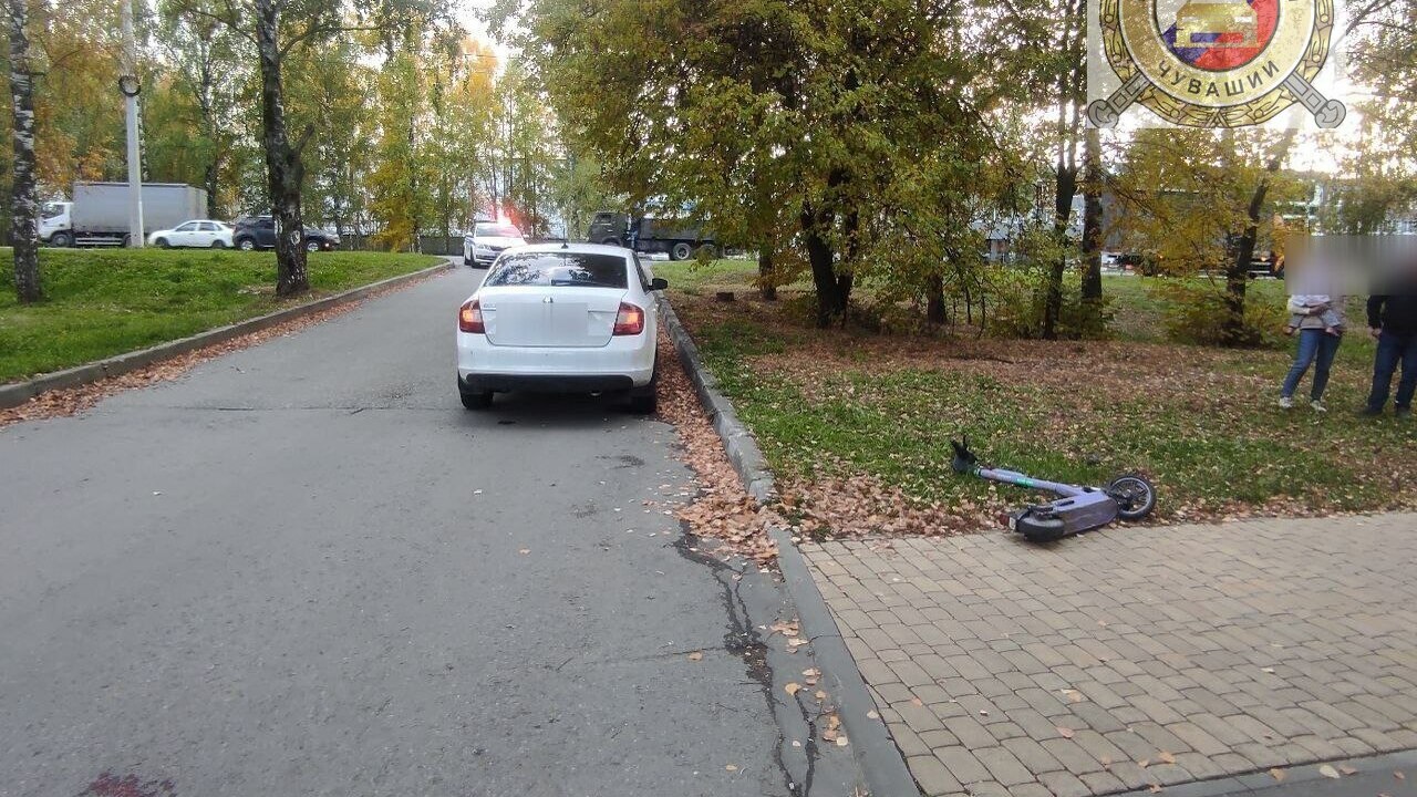 В Новочебоксарске вчера днем произошло ДТП на у...