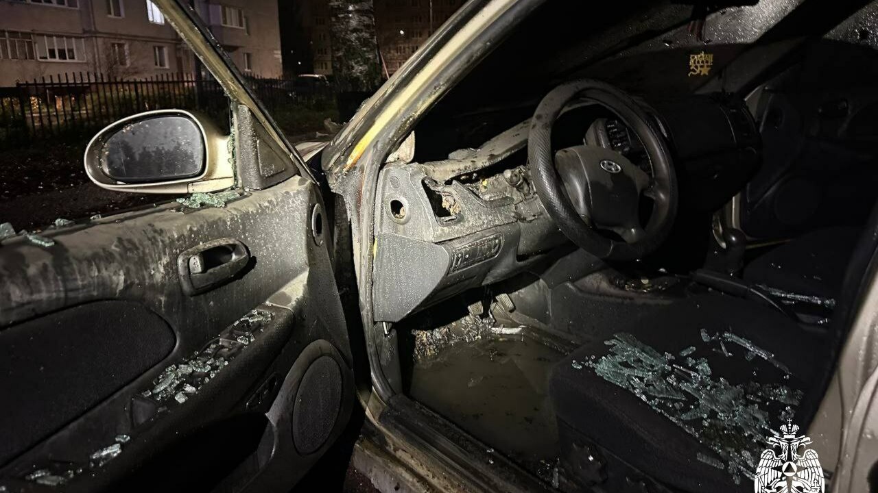 В Новочебоксарске в одном из дворов сгорела иномарка Вчера ночью в Новочебоксарске произошел пожар н...