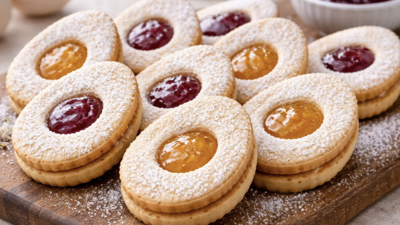 К праздничному столу можно приготовить песочное...