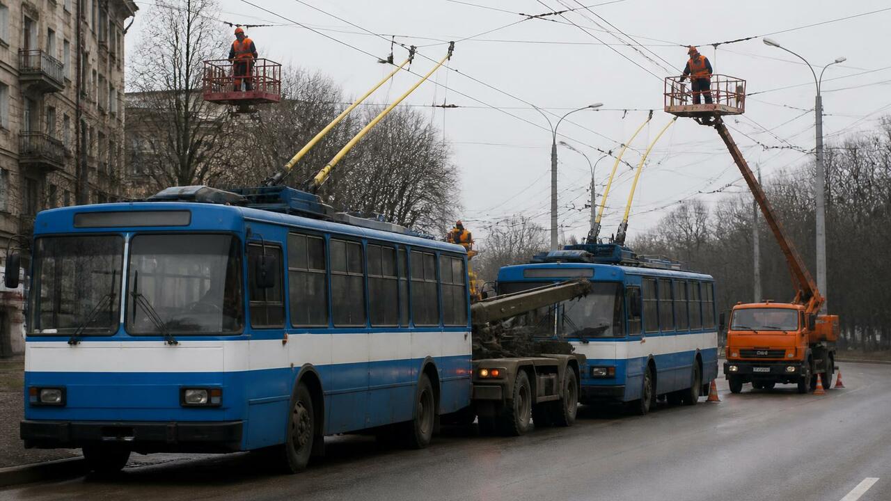 28 мая в Чебоксарах из-за разрыва контактной се...