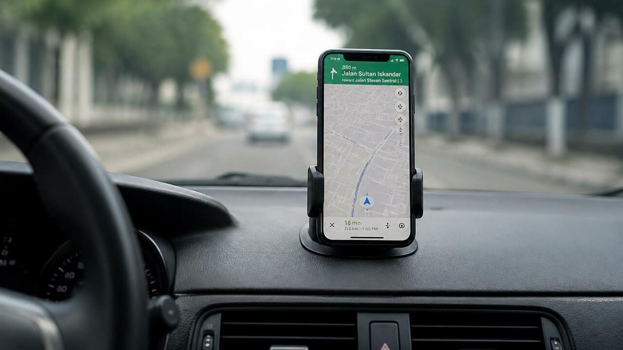 В Android Auto пропали цветные линии трафика в ...