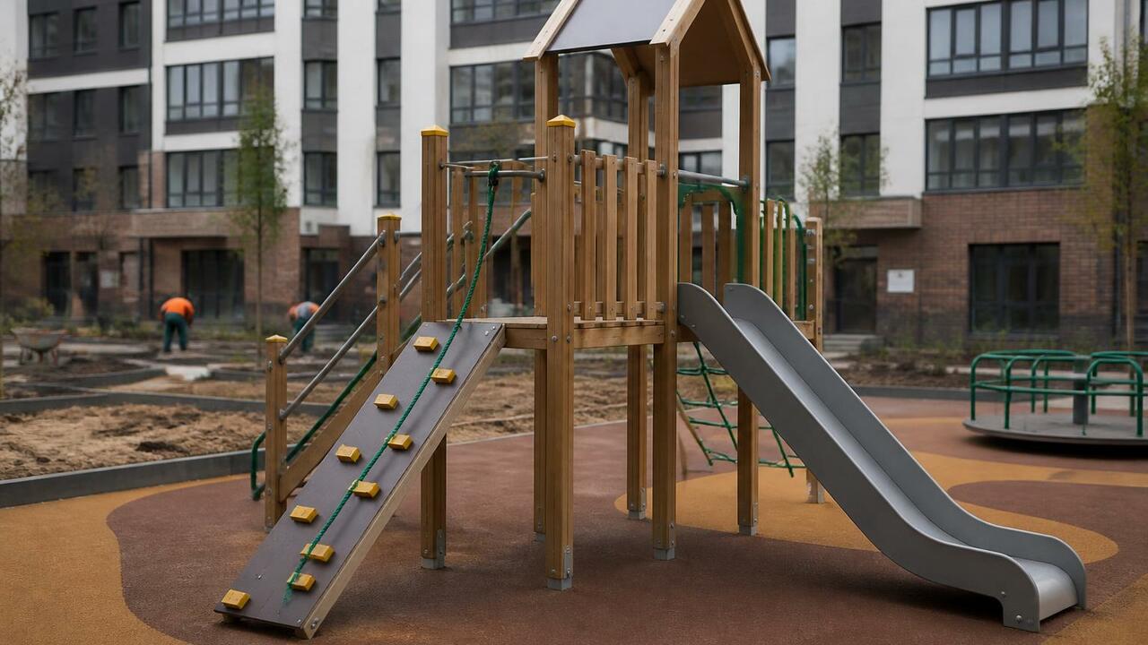 В Чебоксарах благоустраивают дворы микрорайона ...