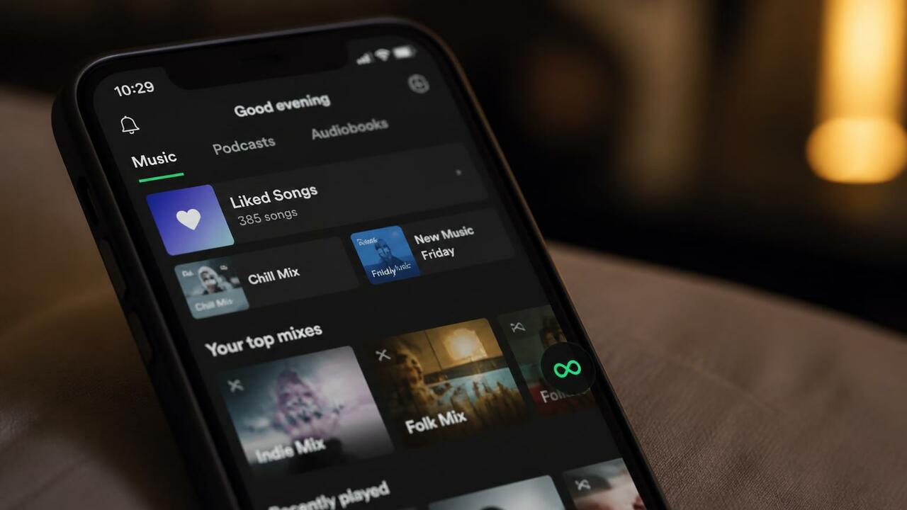 Что означает значок бесконечности в Apple Music и как его отключить Значок бесконечности в Apple Music включает фун...