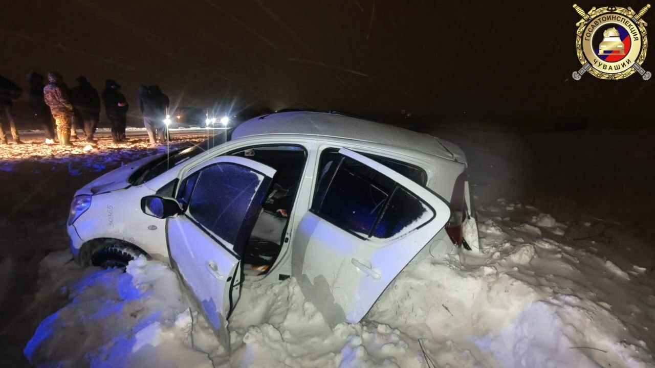 В Чебоксарском районе, на трассе Кугеси-Атлашев...