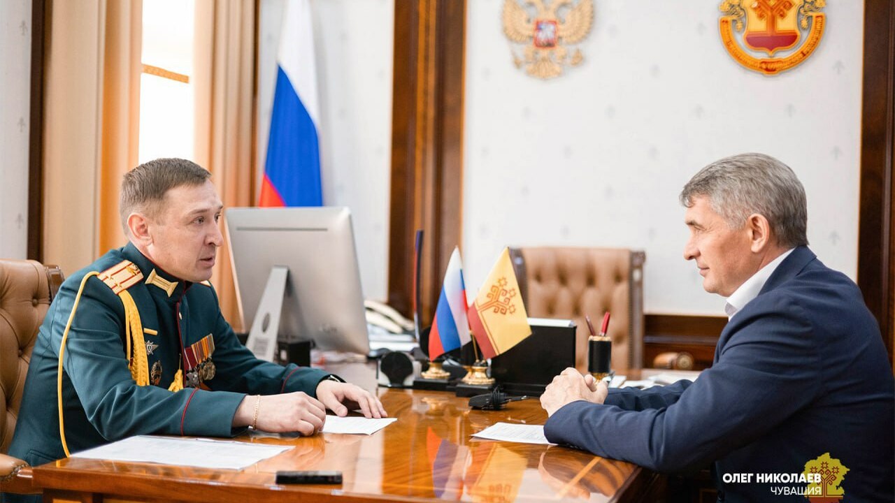 Участника СВО Руслана Валиуллина назначили помощником главы Чувашии Глава региона Олег Николаев определили одного и...