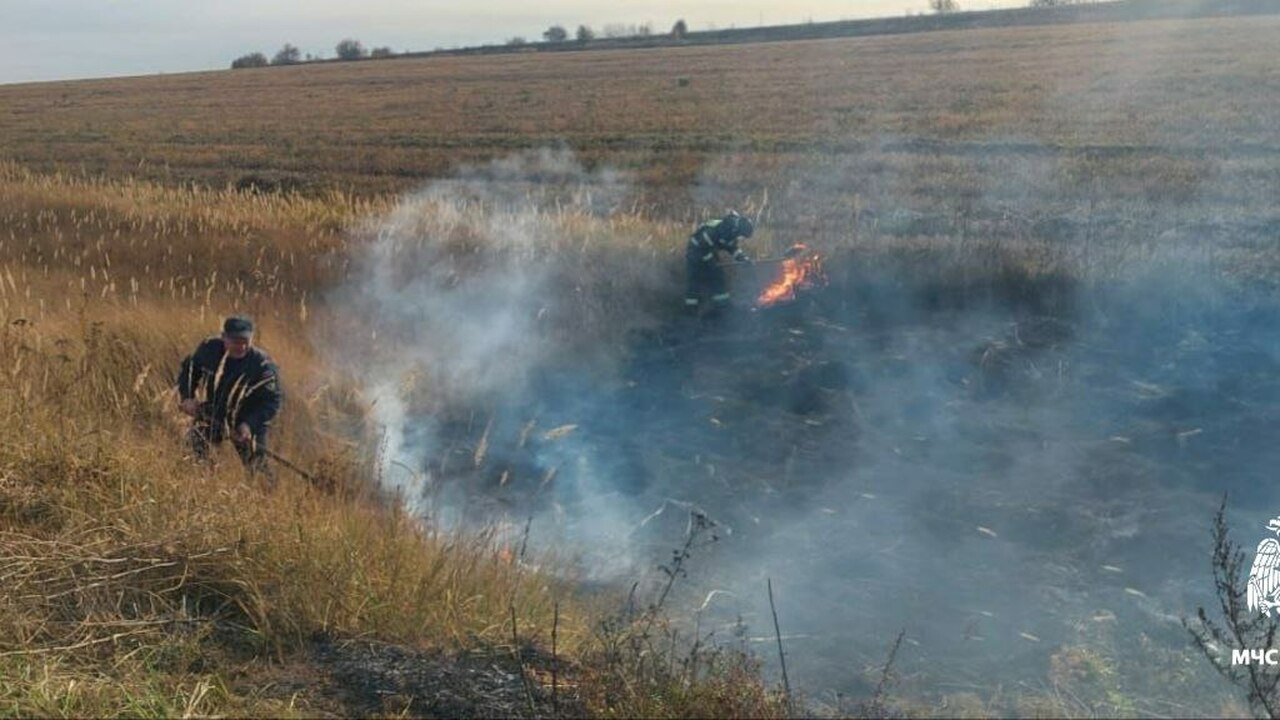 Четыре пожара зарегистрировали в Чувашии в пятн...