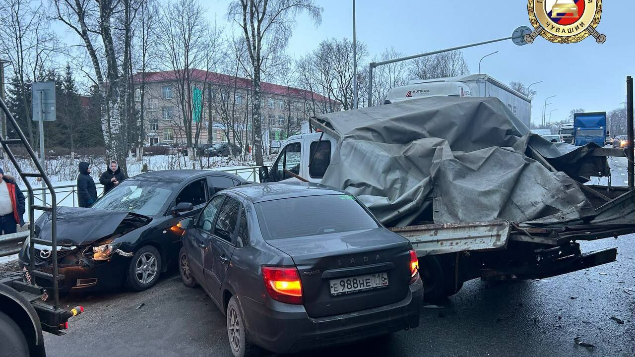 Сегодня утром возле кольца "Цивильск" (на перес...