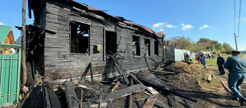 Ребенок погиб при пожаре в частном доме в Чувашии