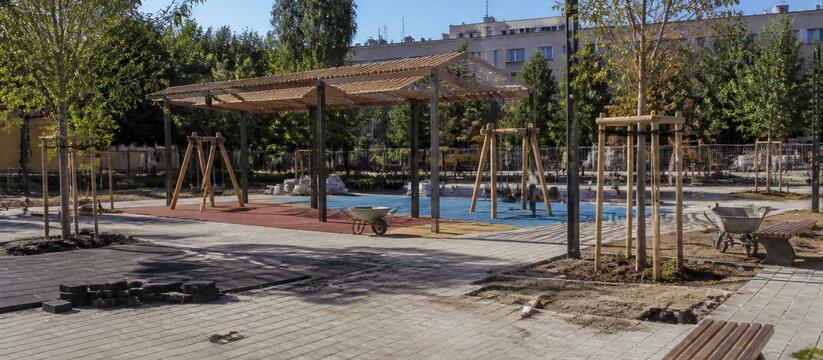 Благоустройство сквера Ислюкова в Чебоксарах за...