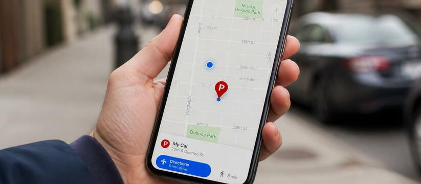 Google Maps подскажет, где вы оставили машину