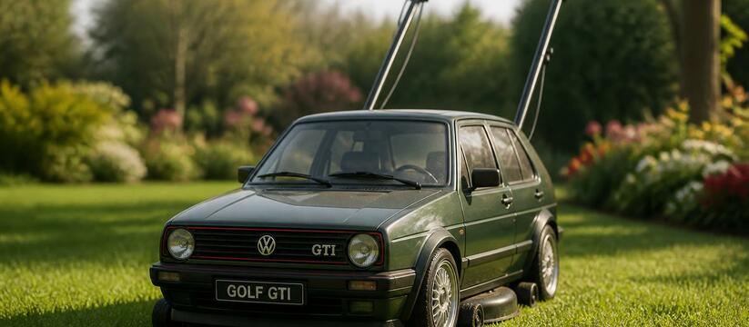 Ютубер собрал газонокосилку в стиле Golf GTI