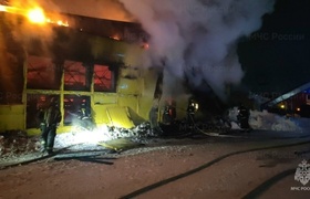 В Чувашии произошел крупный пожар на птицефабрике