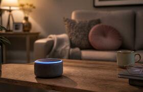 Что означает синий индикатор на колонке Alexa